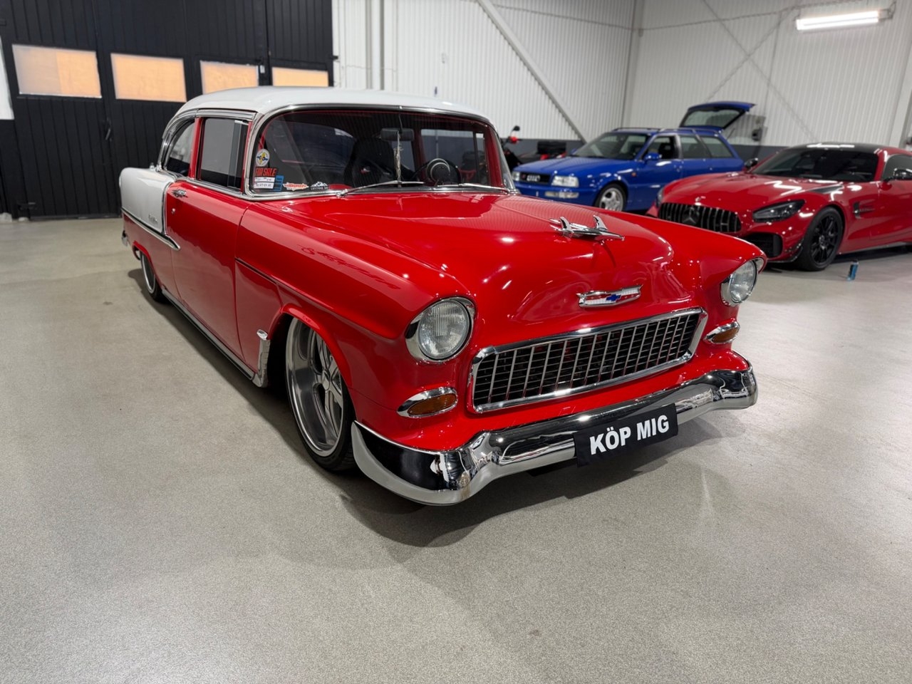 Chevrolet Bel Air 2d stolpe Luftfjädring 1955, bild 4/10