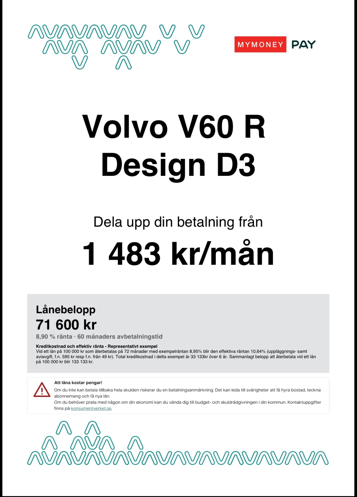 Volvo V60 D3 Geartronic 2013, photo 2/10