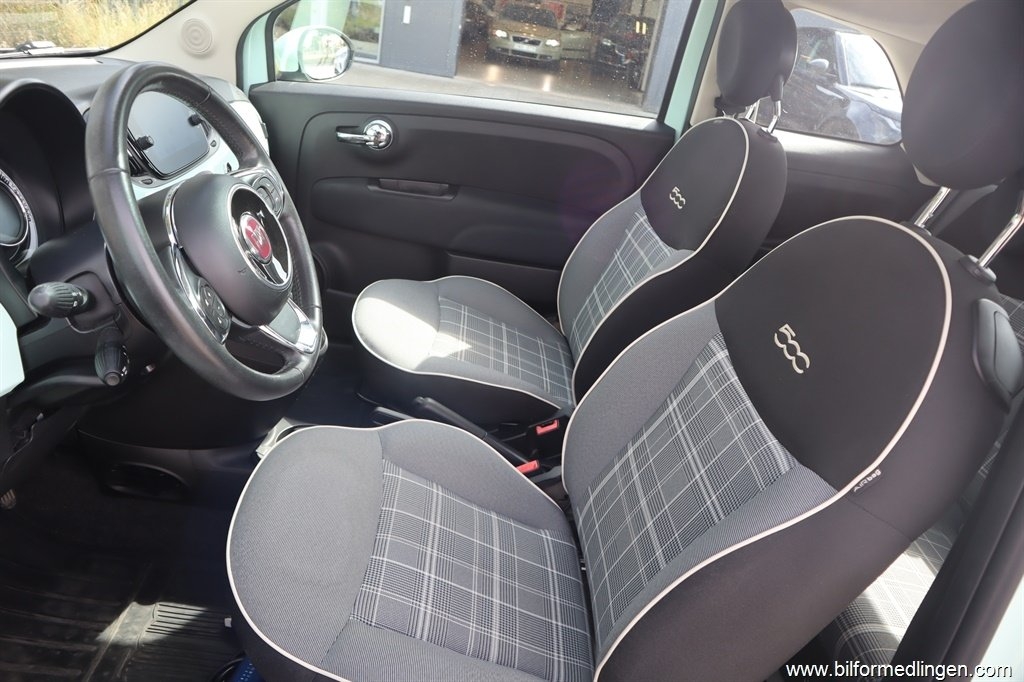 Fiat 500 1.2 8V 69hk Glastak cityservo 2019, bild 3/10