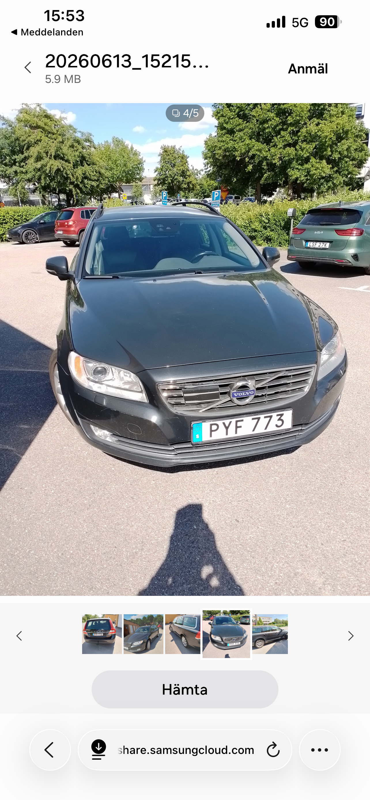 Volvo V70 D3 Manuell 2016, kuva 3/4