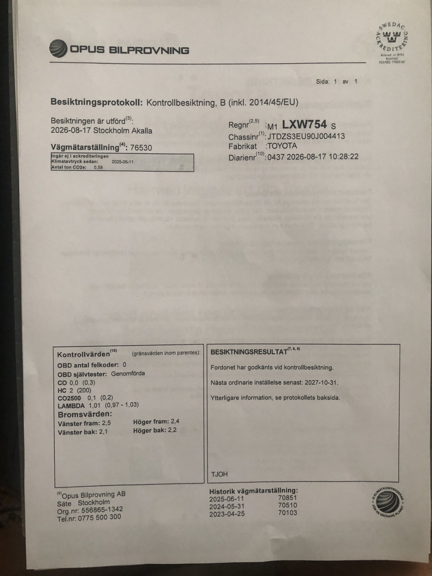 Toyota Prius+ Hybrid CVT 2015, bild 6/8