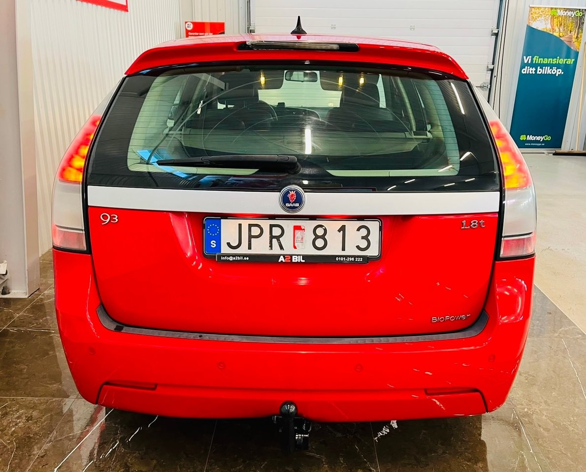 Saab 9-3 SportCombi 1.8t BioPower Linear 2009, bild 7/10