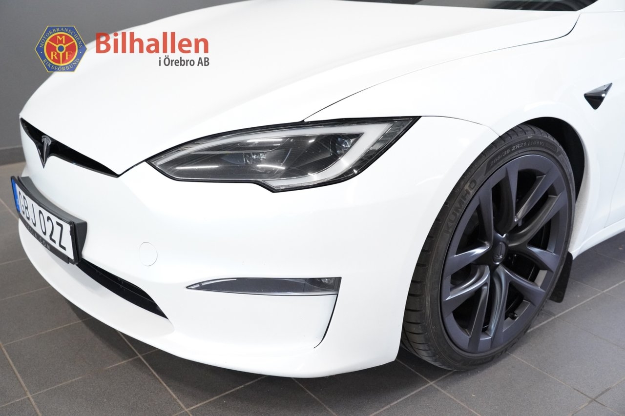 Tesla Model S AWD Yoke-ratt Glastak 2023, bild 2/10
