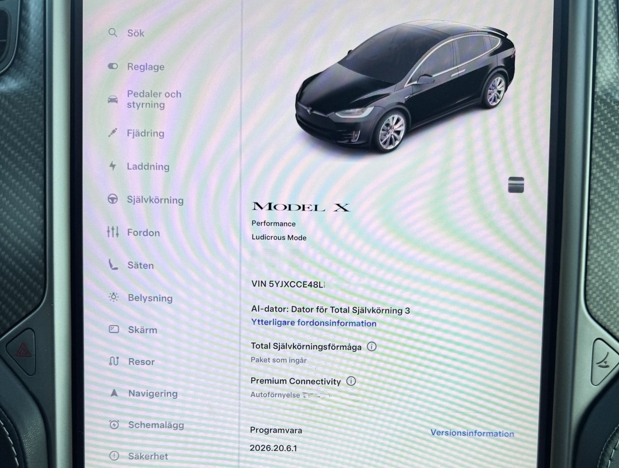 Tesla Model X PERFORMANCE 6-sits 2020, bild 5/10