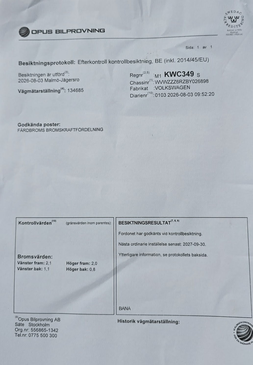 Volkswagen Polo 1.4 Manuell 2011, bild 7/15