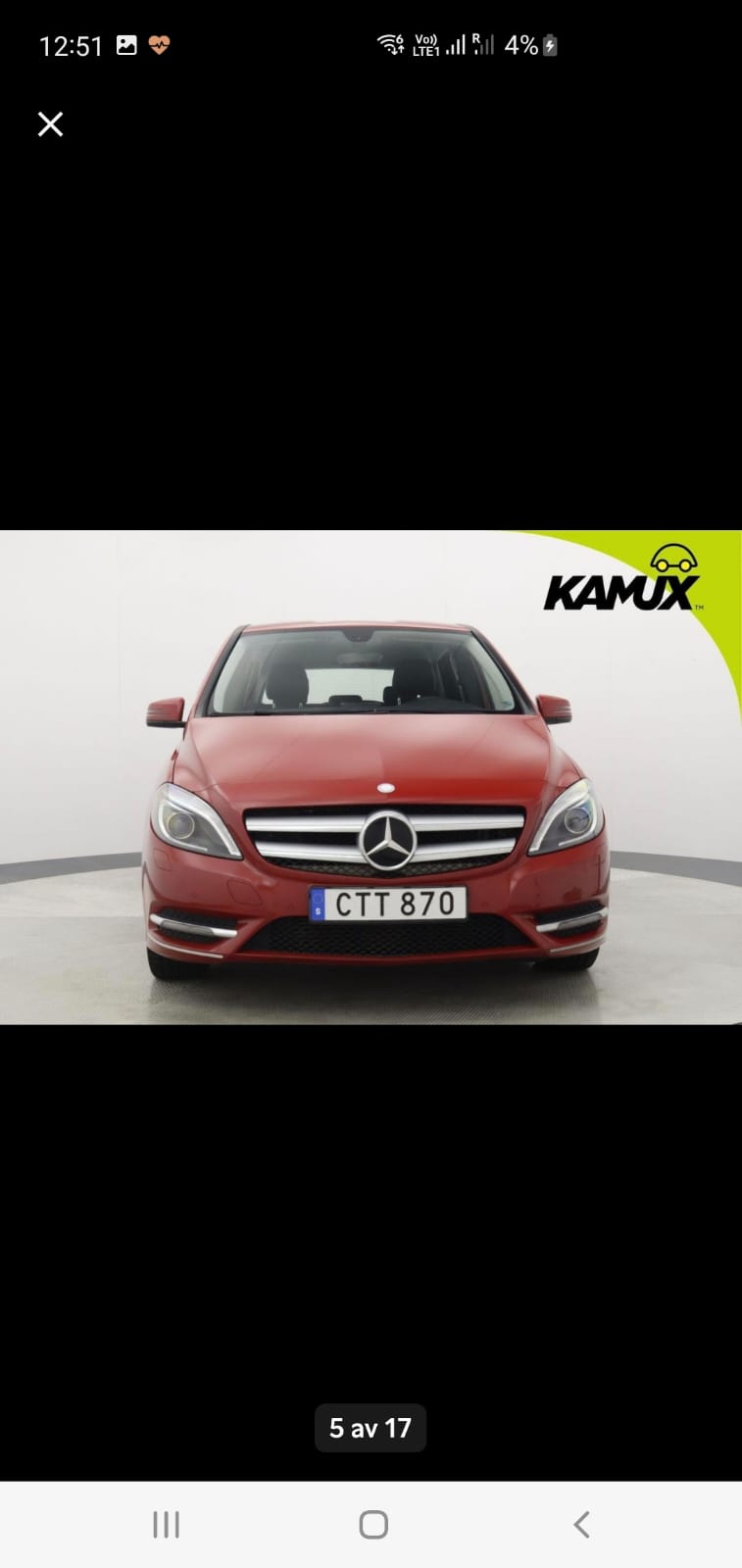 Mercedes-Benz B 180 Manuell 2014, bild 6/6