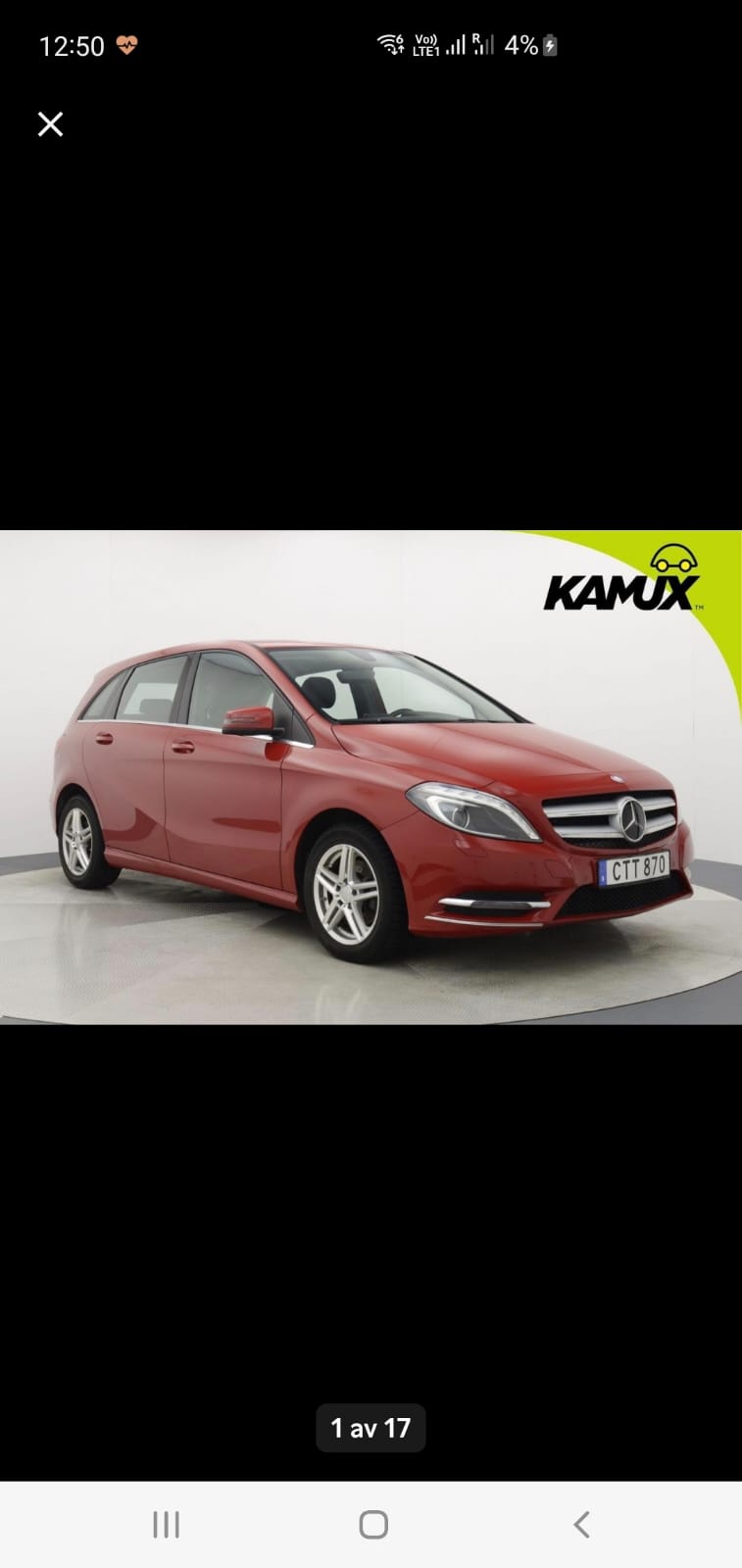 Mercedes-Benz B 180 Manuell 2014, bild 3/6