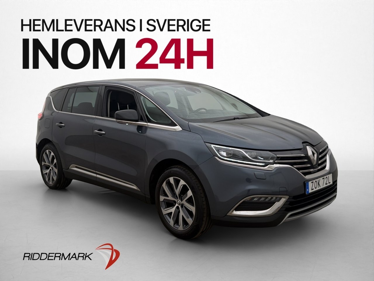 Renault Espace dCi 160hk Zen Taklucka 2019, bild 3/38
