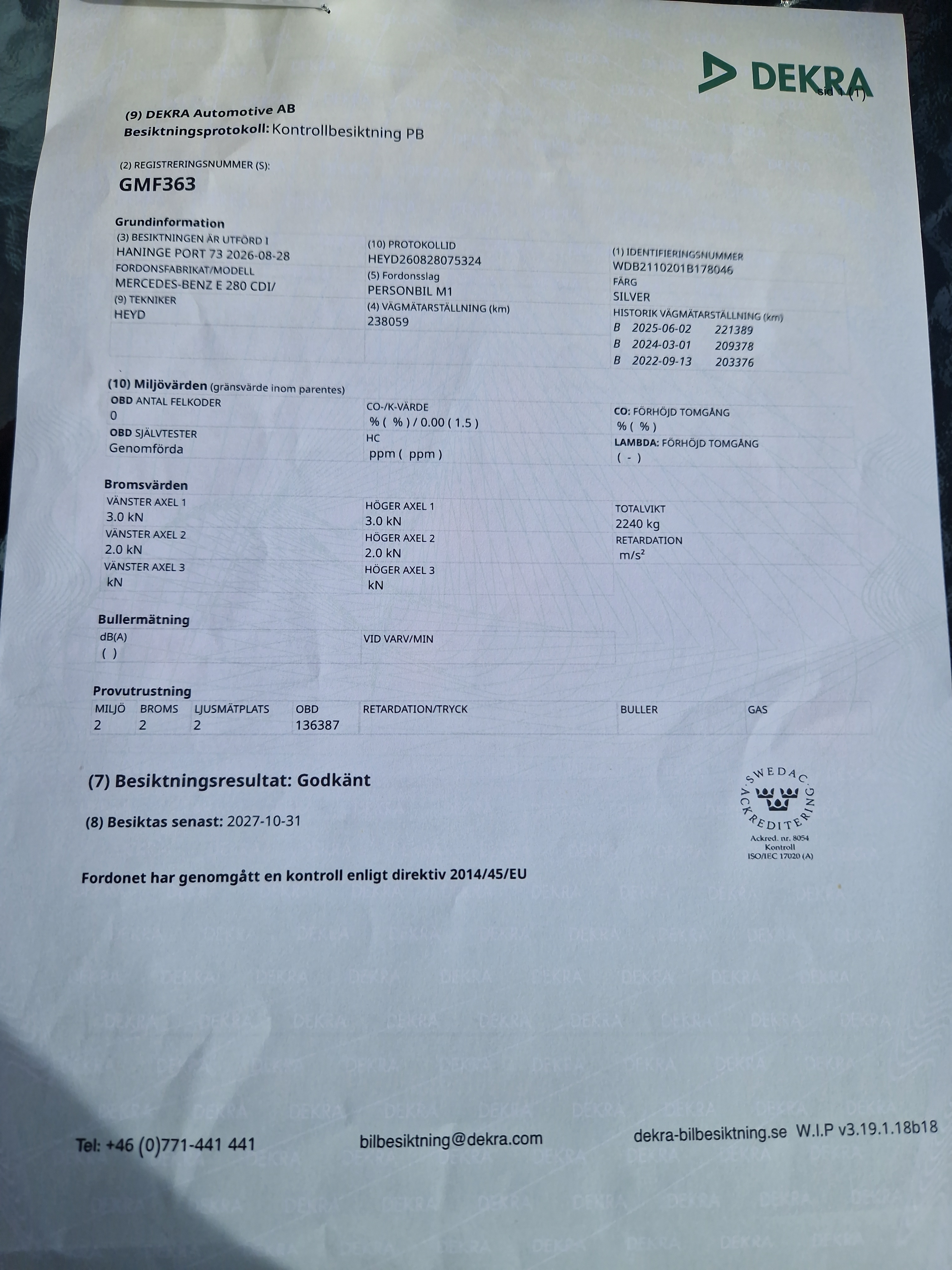 Mercedes-Benz E 280 CDI 3.0 V6 7G-Tronic 2007, kuva 7/7