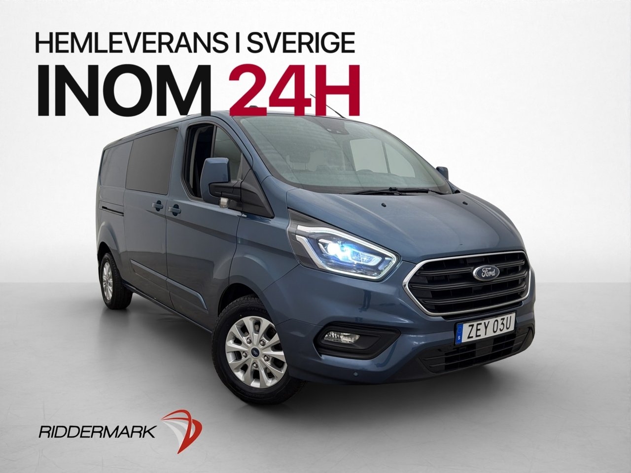 Ford Transit Custom CrewVan L2 Värm Drag 2021, bild 3/33