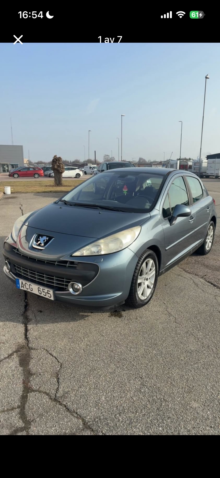Peugeot 207 5-dörrar 1.6 Manuell 2007, bild 2/7