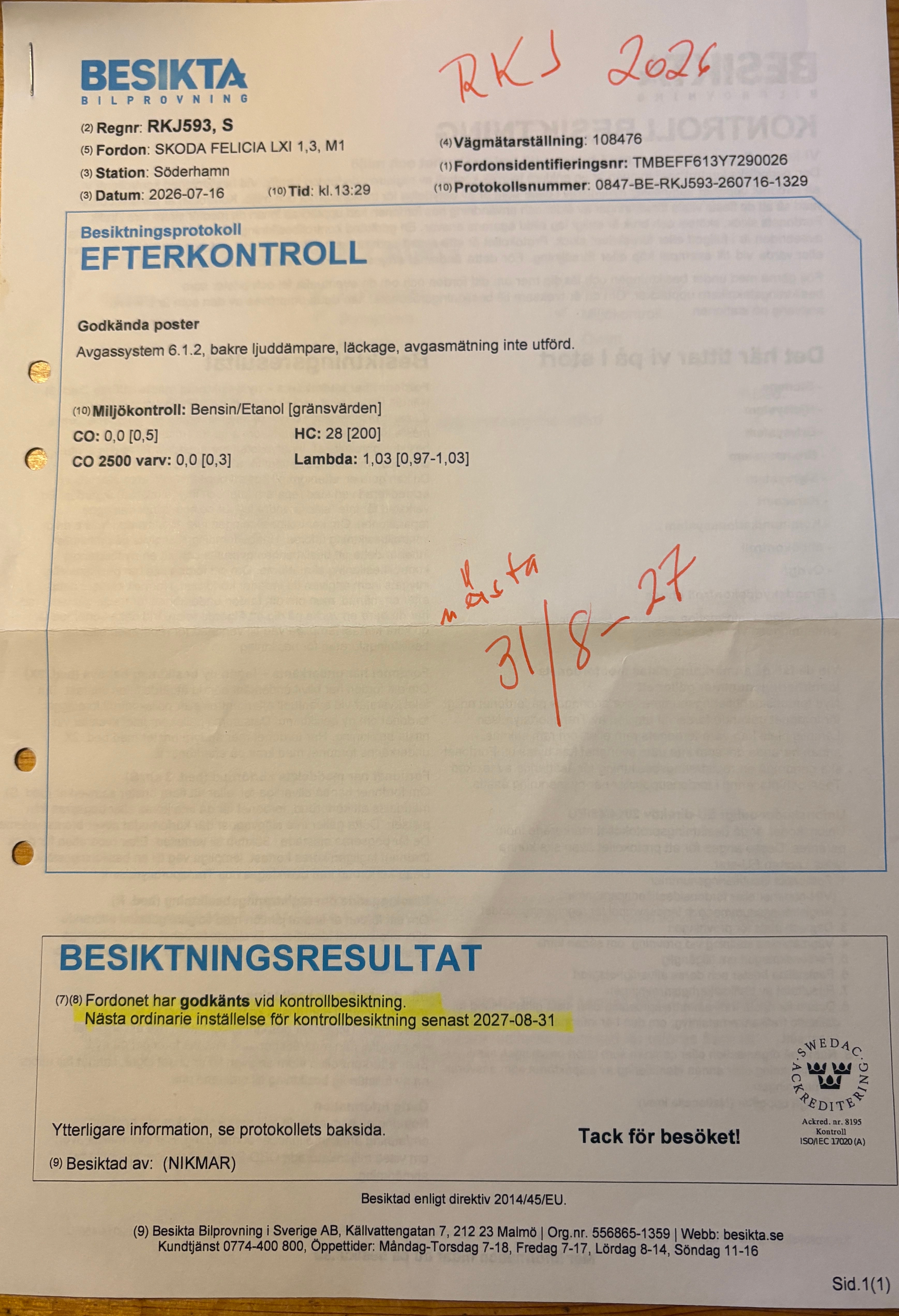 Skoda Felicia 1.3 Manuell 2000, photo 5/10