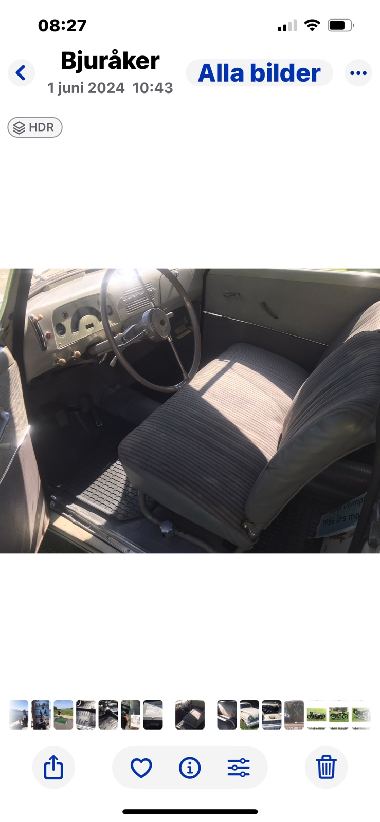 Opel Olympia Rekord Sedan 1.5 Manuell 1956, kuva 4/5
