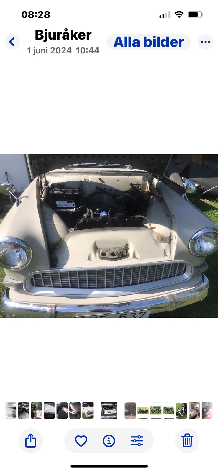 Opel Olympia Rekord Sedan 1.5 Manuell 1956, kuva 3/5