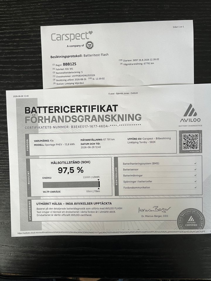 Kia Sportage PHEV Advance Drag 360 2022, bild 2/10