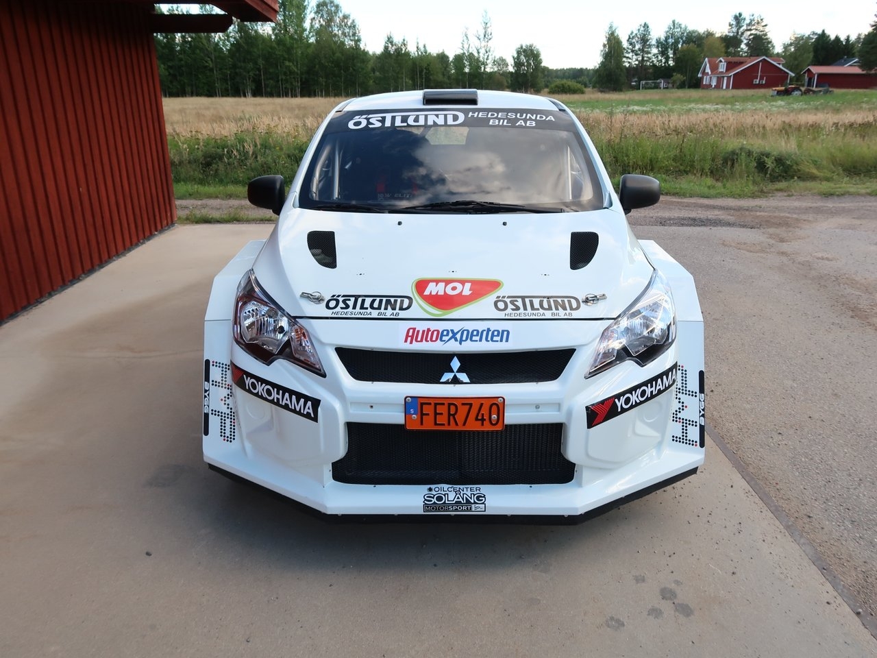 Mitsubishi Mirage Rallybil 2017, bild 2/10