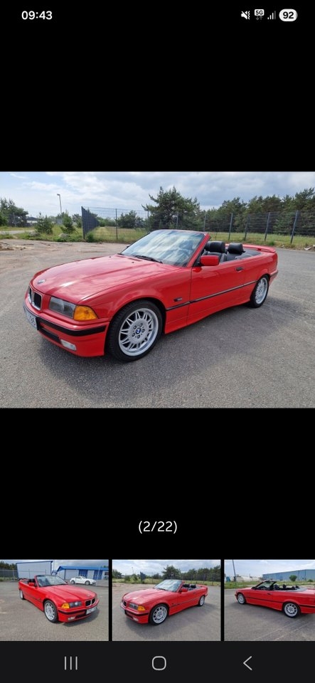 BMW 325 i Convertible 1994, bild 2/10