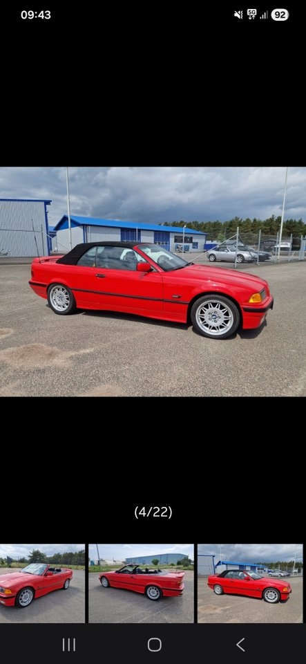 BMW 325 i Convertible 1994, bild 5/10