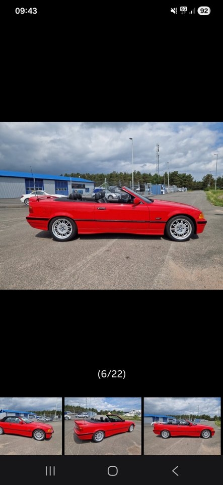 BMW 325 i Convertible 1994, bild 7/10