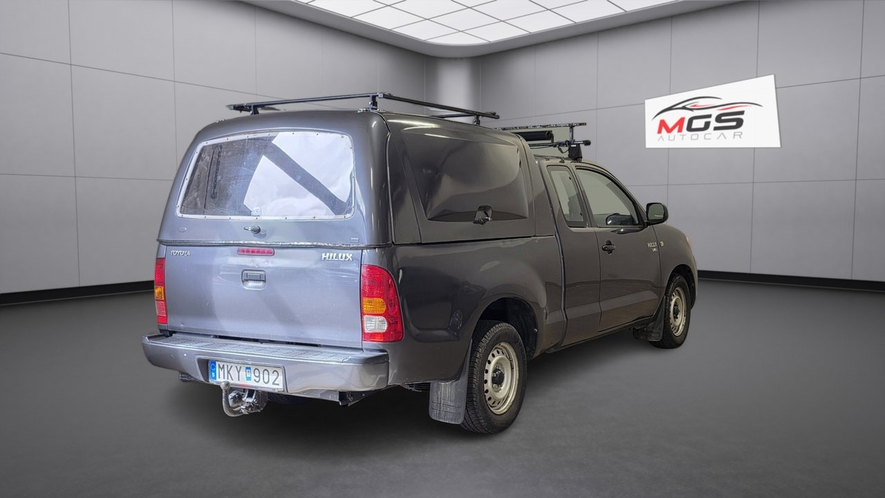 Toyota HiLux Extra Cab 2.5 Nybesiktigad 2008, bild 4/10