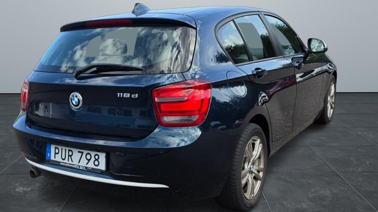 BMW 118 d 5-dörrars Manuell Euro 5 2013, bild 7/10
