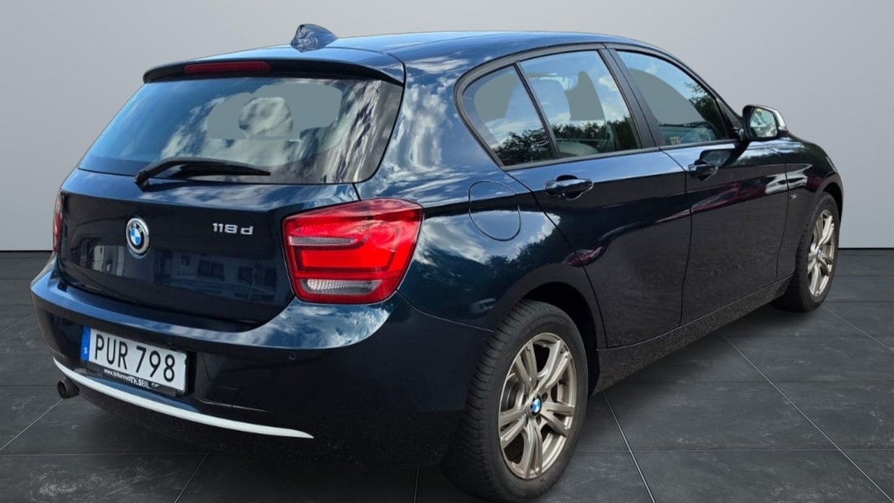 BMW 118 d 5-dörrars Manuell Euro 5 2013, bild 6/10
