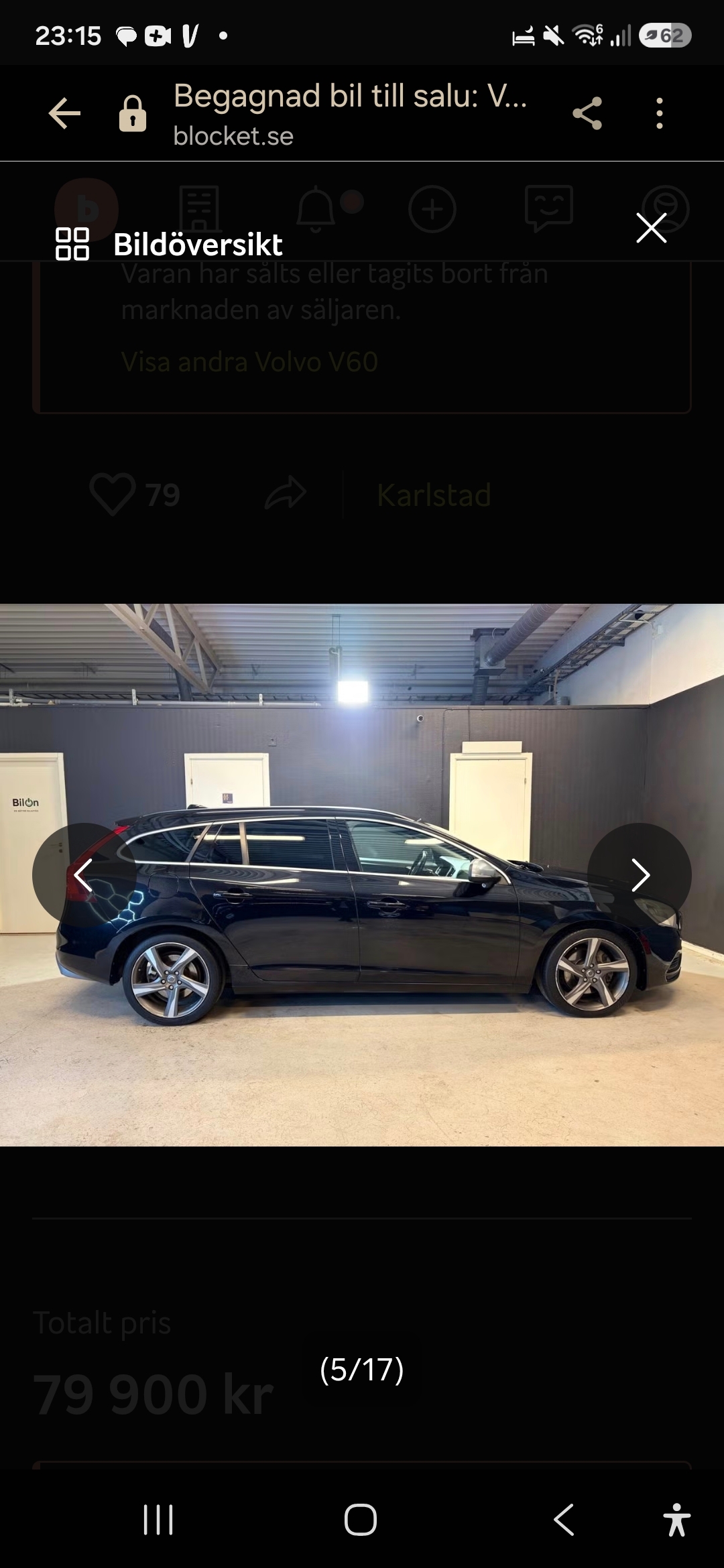 Volvo V60 D5 Geartronic 2011, bild 5/8