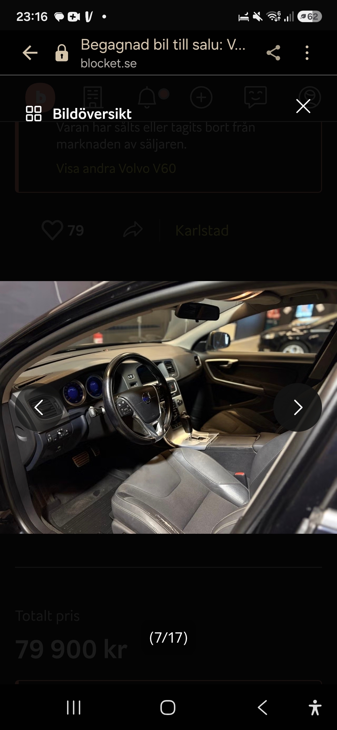 Volvo V60 D5 Geartronic 2011, bild 6/8