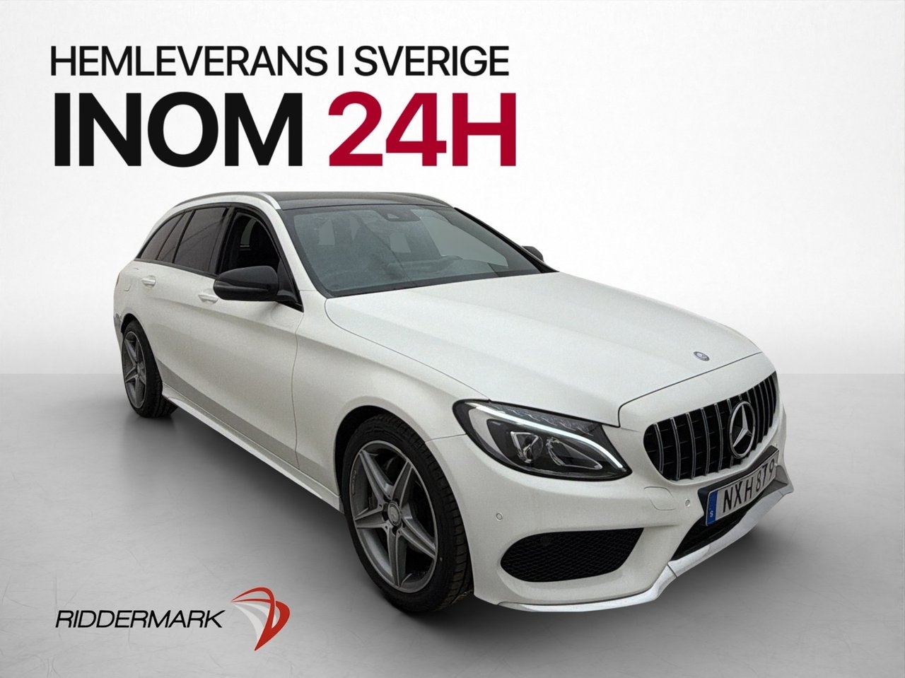Mercedes-Benz C 220 T d AMG Line Skinn 2016, bild 3/10