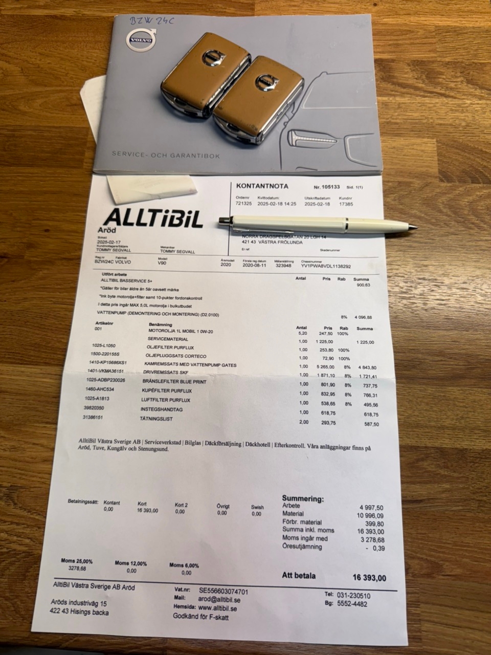 Volvo V90 D4 Inscription 2020, photo 2/10