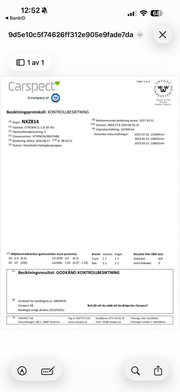 Citroen C1 5-dörrar 1.0 Manuell 2007, photo 4/4