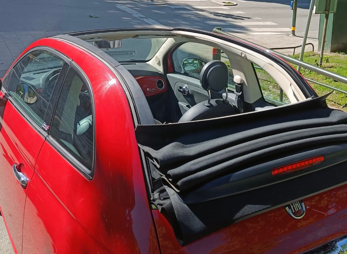 Fiat 500C 1.2 8V Manuell 2015, bild 7/8