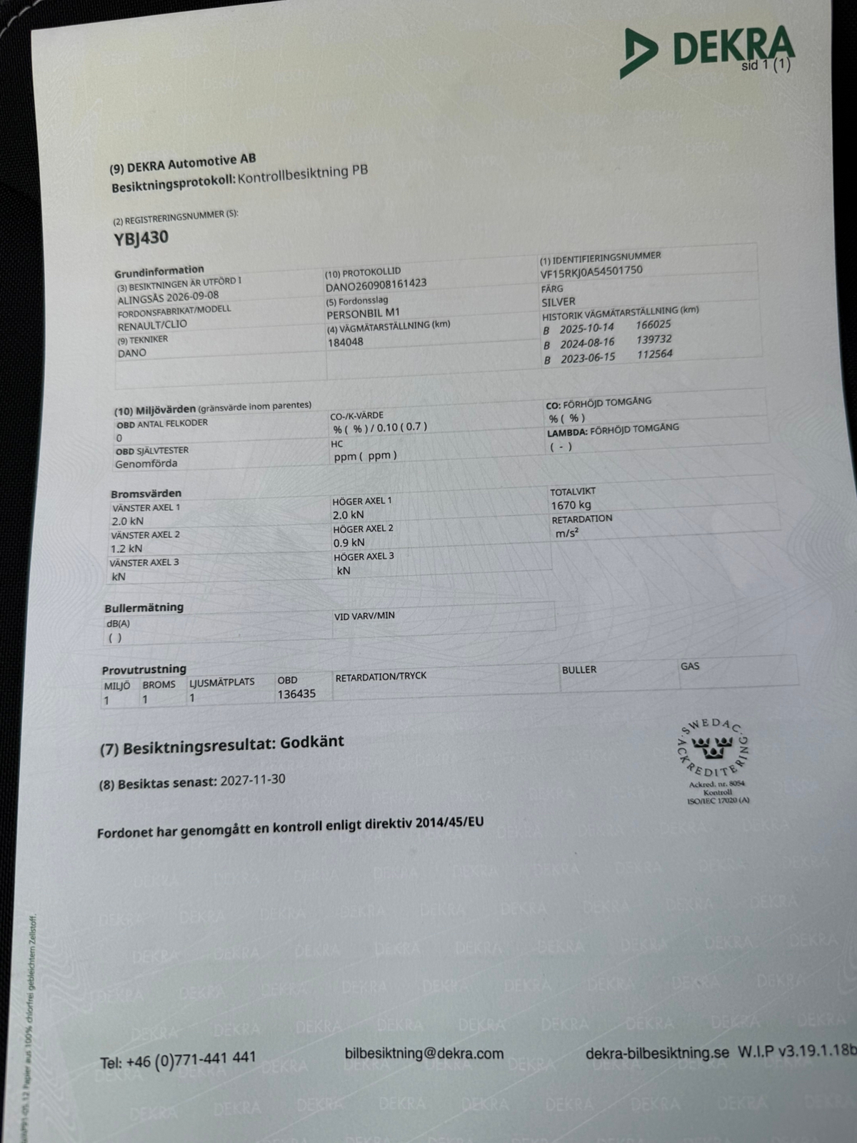 Renault Clio 1.5 dCi Manuell 2016, bild 6/10