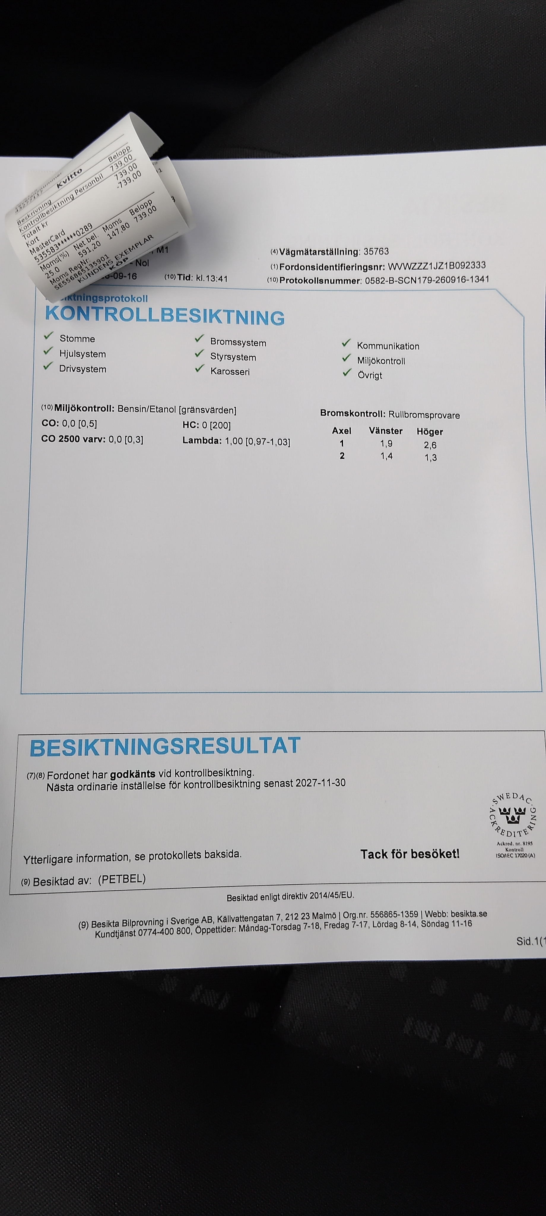 Volkswagen Golf IV 5-dörrar 1.6 Manuell 2001, bild 8/8