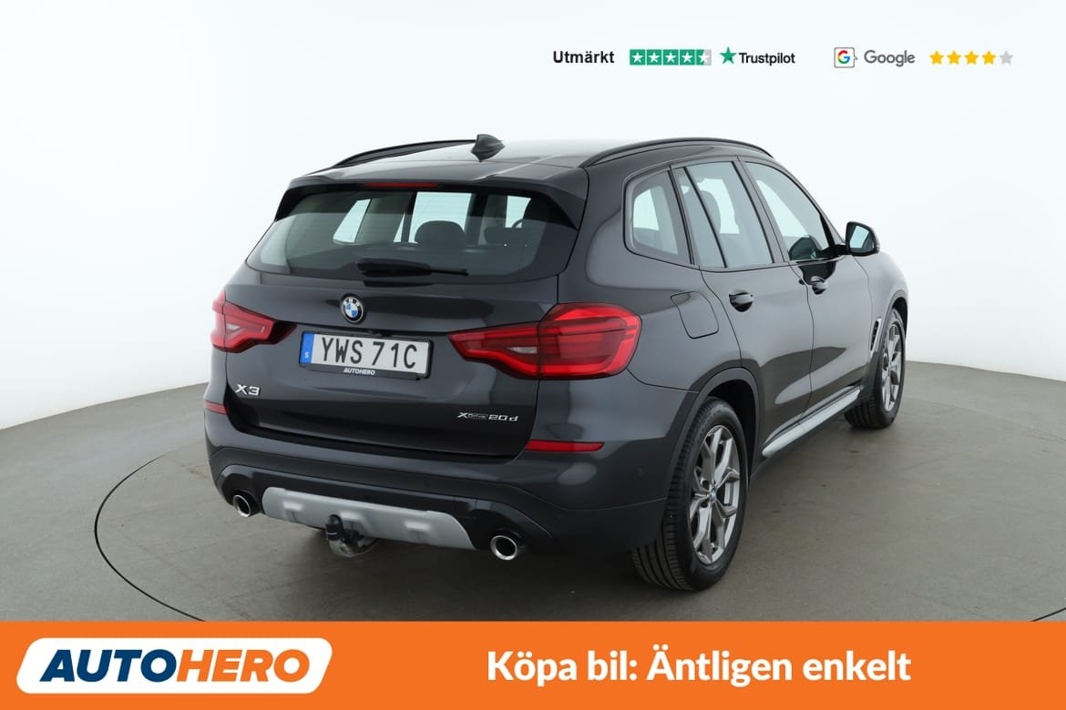 BMW X3 xDrive20d xLine / Dragkrok 2020, bild 6/10