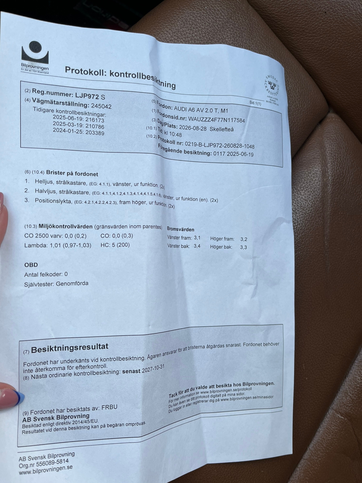 Audi A6 Avant 2.0 TFSI Manuell 2007, bild 8/8