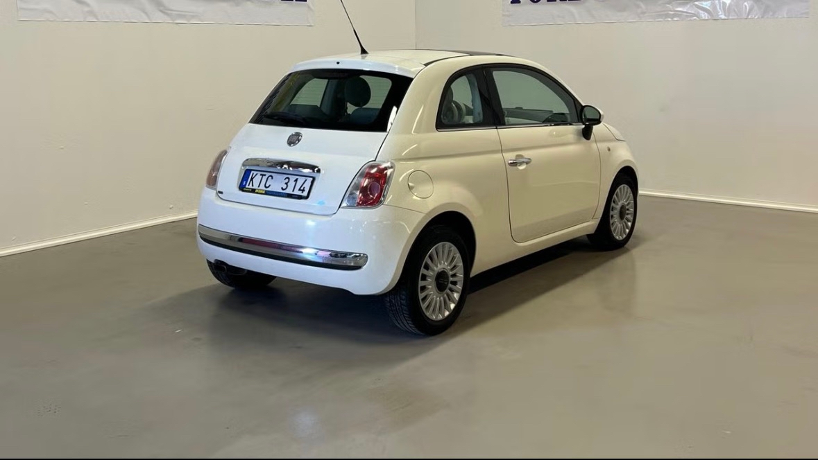 Fiat 500 1.2 8V Manuell, Ny besiktad 2010, bild 5/10