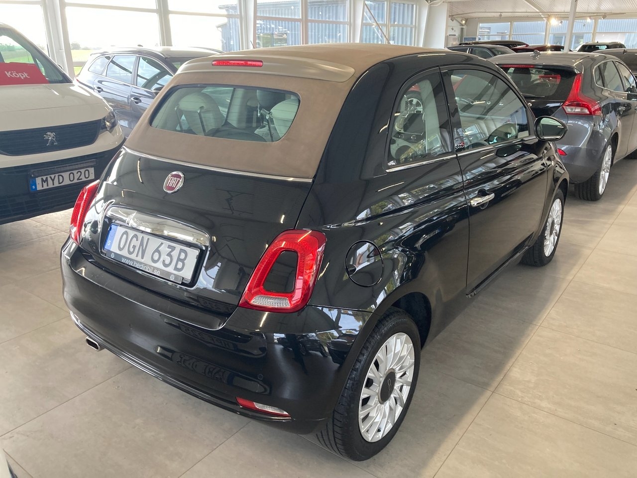 Fiat 500C 1.2 8V Dualogic Lounge Euro 6 2020, bild 3/5