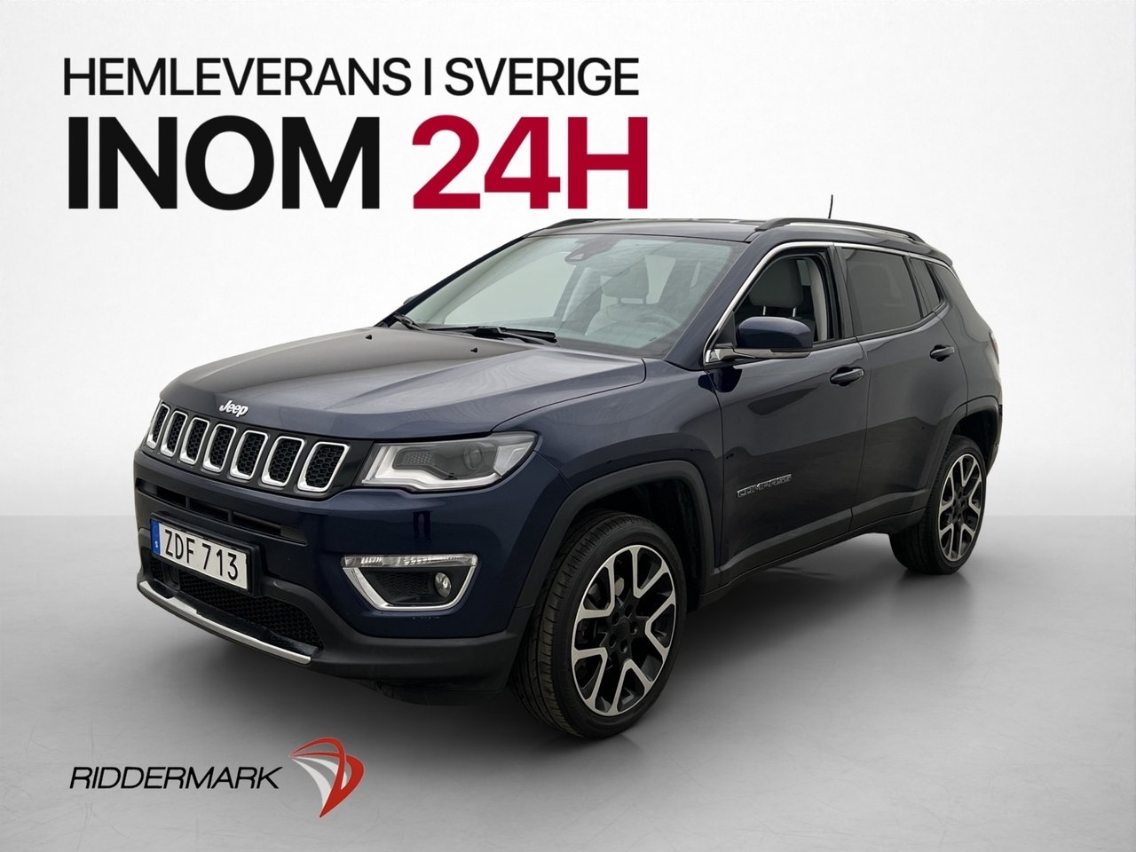 Jeep Compass 1.4 4WD 170hk Limited Skinn 2018, bild 4/10