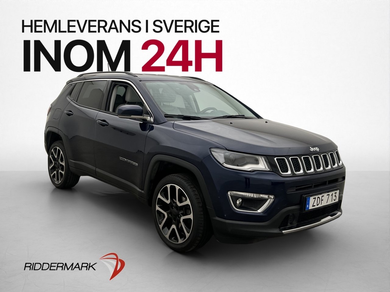 Jeep Compass 1.4 4WD 170hk Limited Skinn 2018, bild 2/10