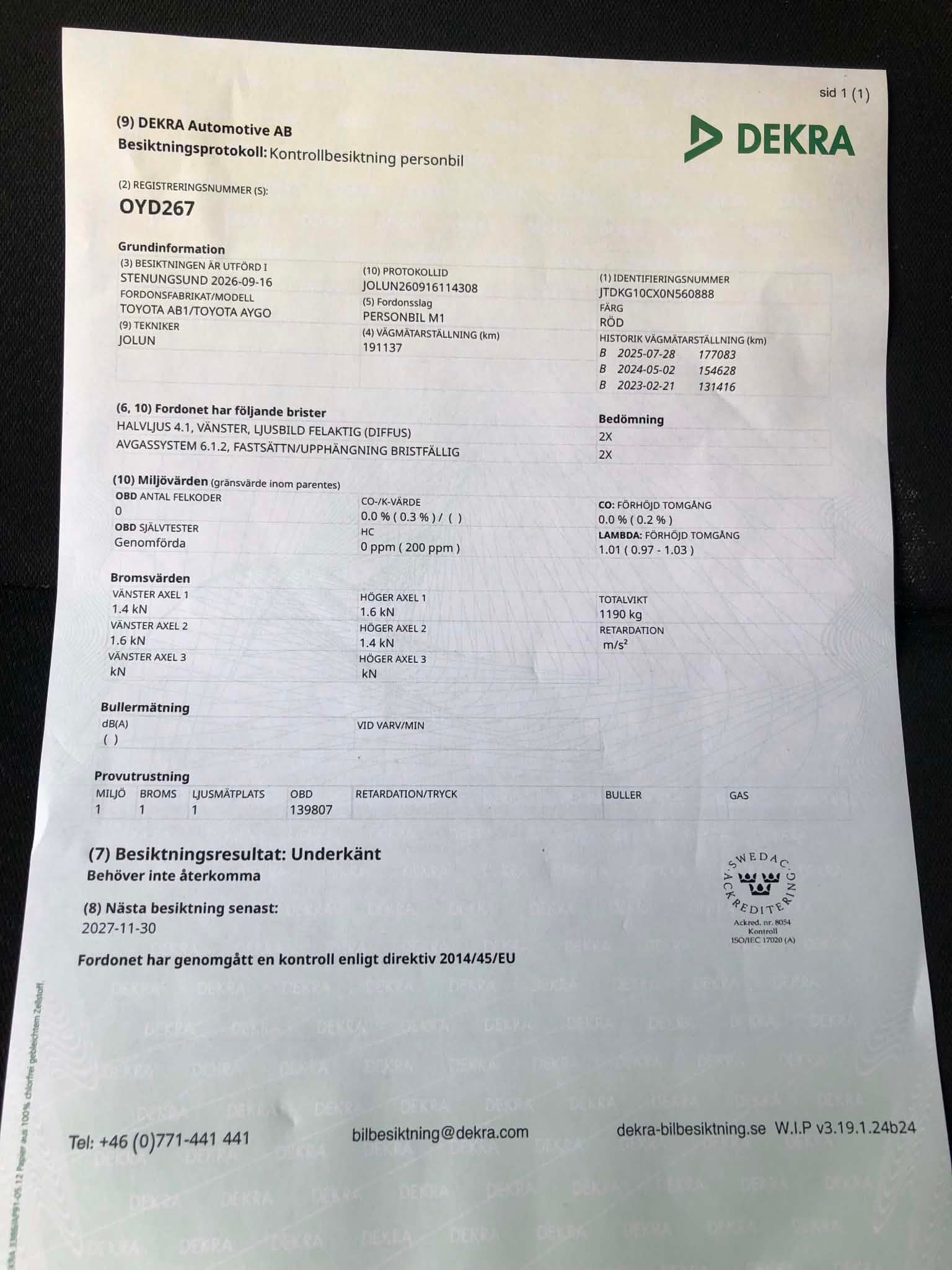 Toyota Aygo 5-dörrar 1.0 VVT-i Manuell 2011, bild 5/9