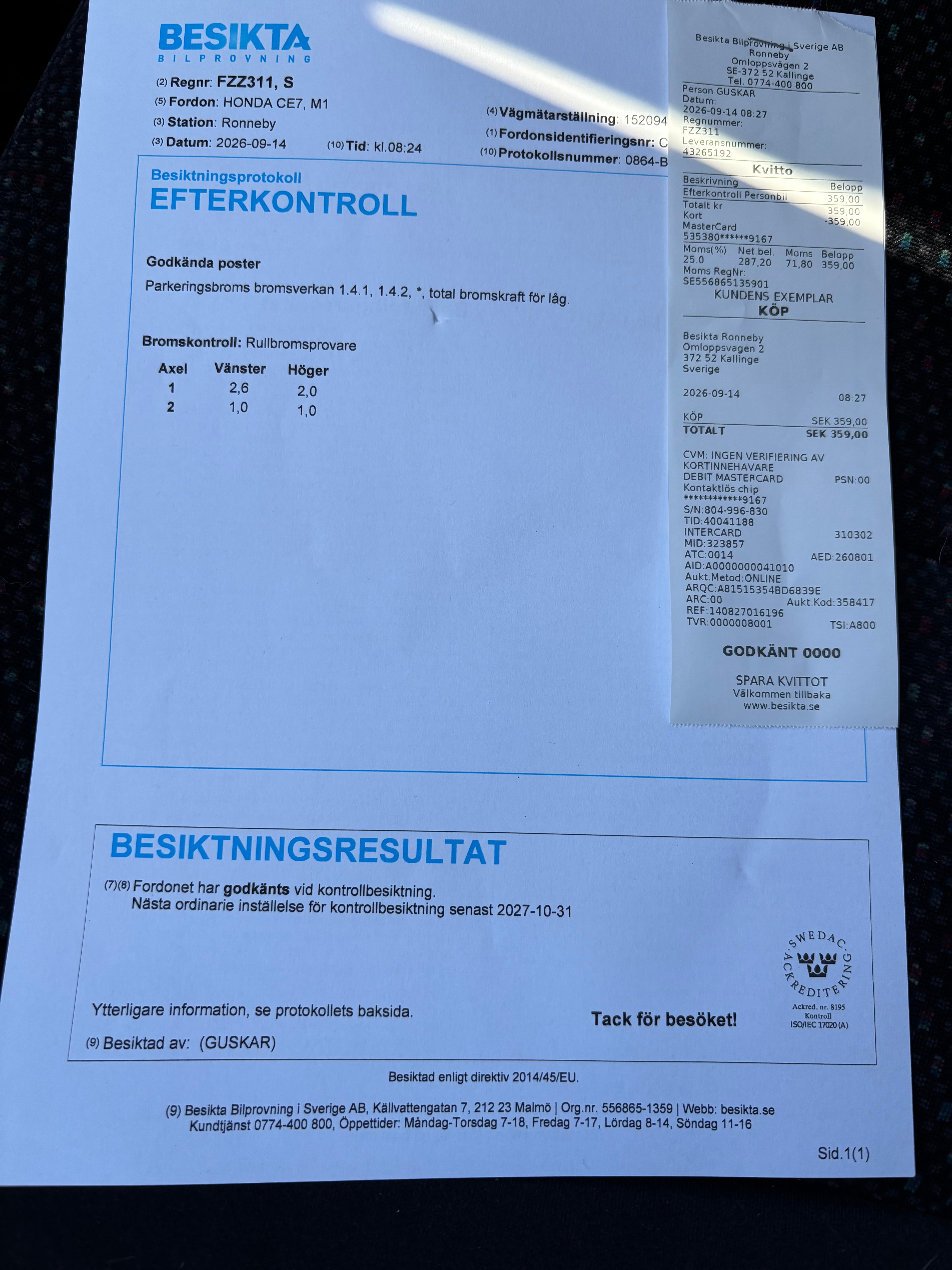 Honda Accord 1.8 Manuell 1998, kuva 4/6