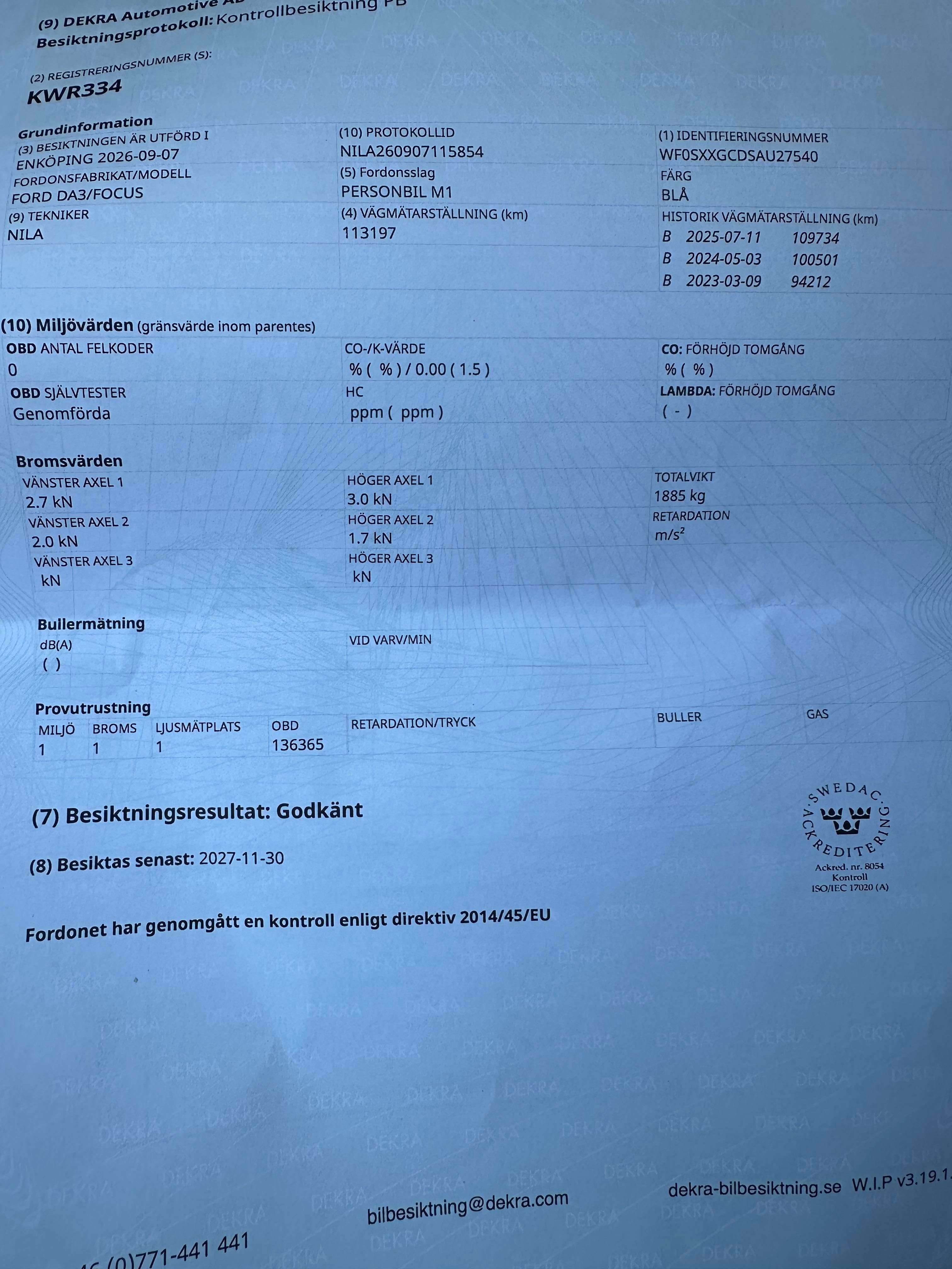 Ford Focus Kombi 1.6 TDCi Manuell 2011, bild 2/6
