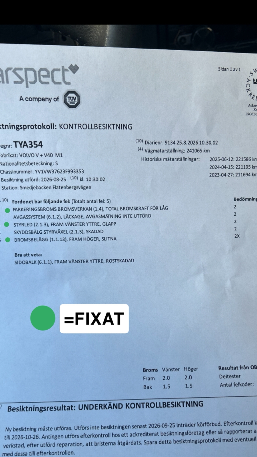 Volvo V40 T4 Manuell 2003, photo 8/8