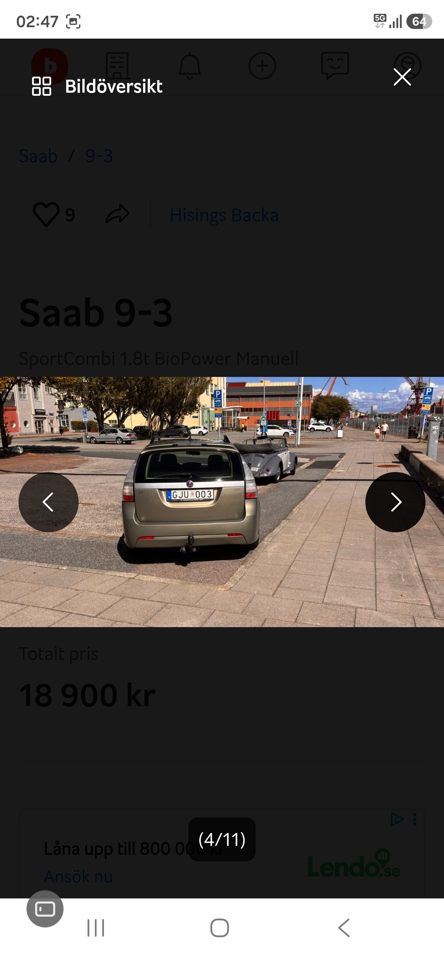 Saab 9-3 2008, kuva 4/9