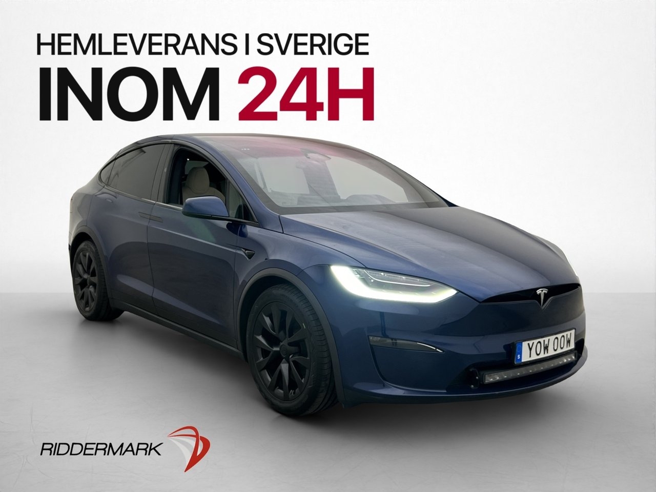 Tesla Model X Long Range 670hk Dragkrok 2023, bild 3/10
