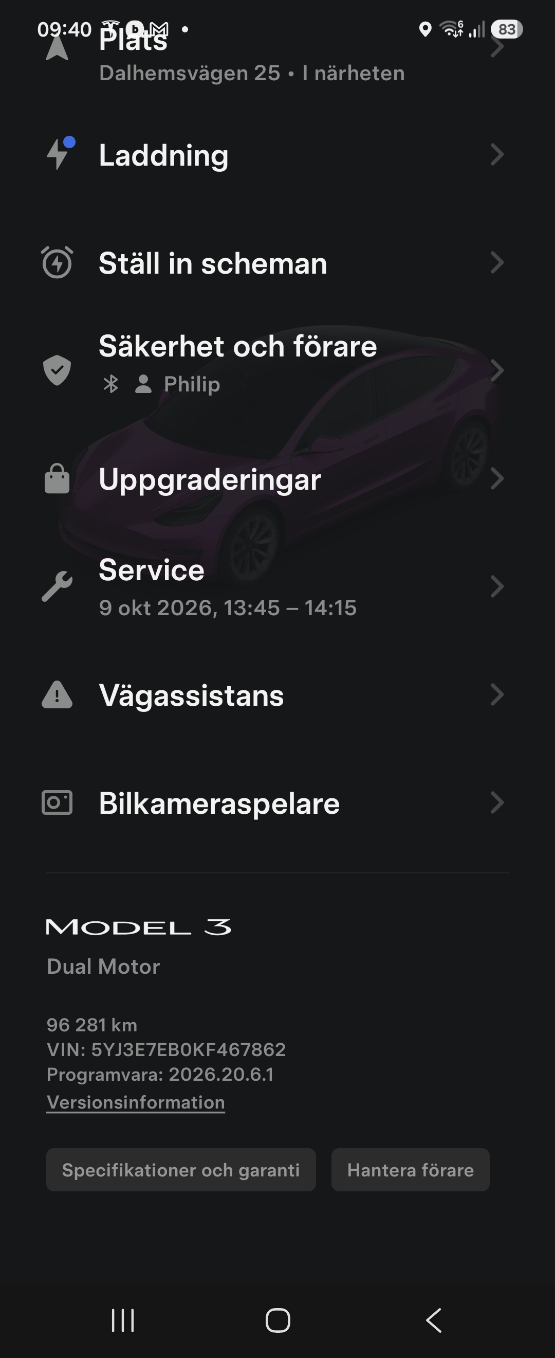 Tesla Model 3 Long Range AWD 2019, bild 7/8