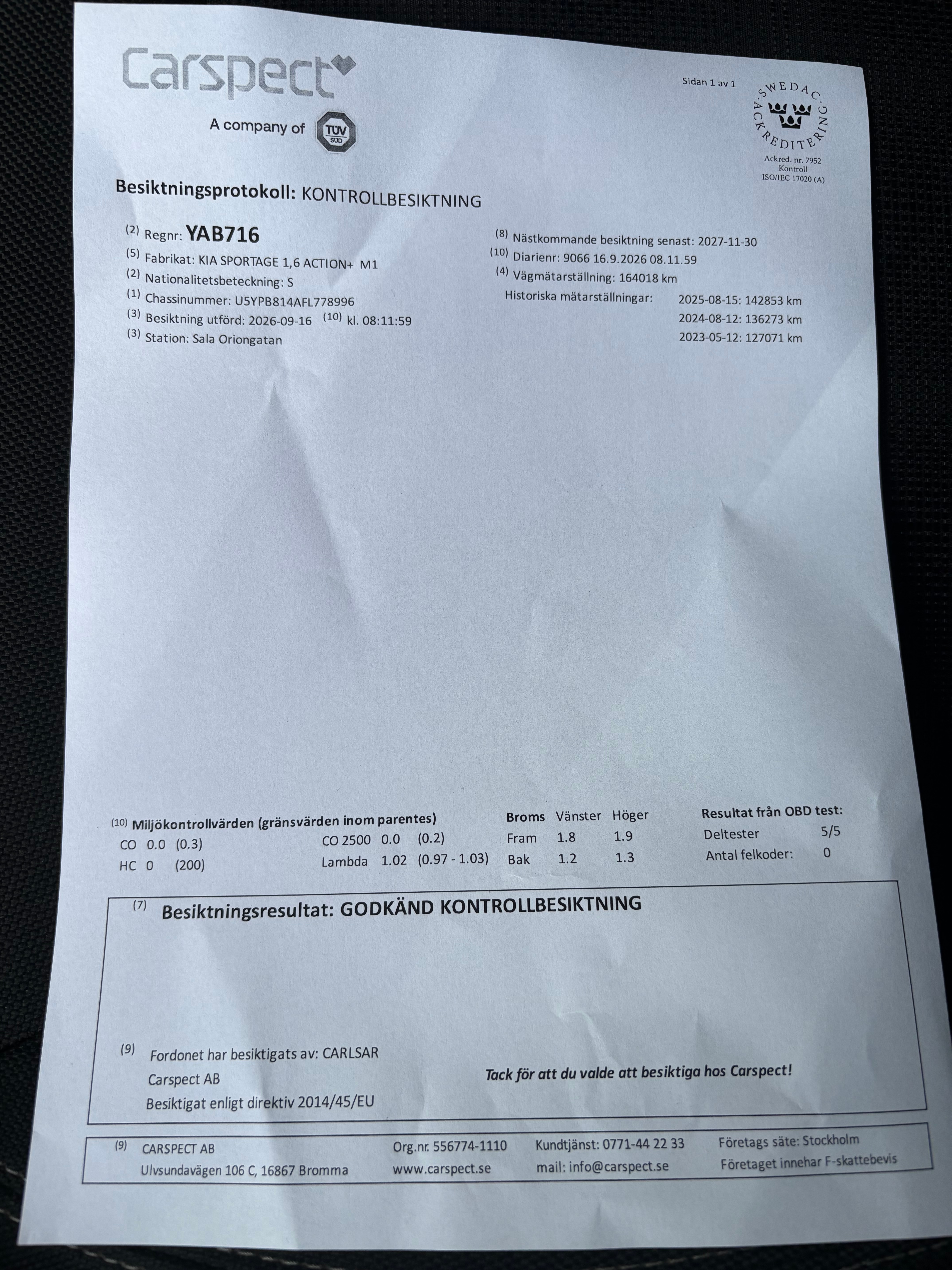 Kia Sportage 1.6 GDI Manuell 2015, bild 7/8