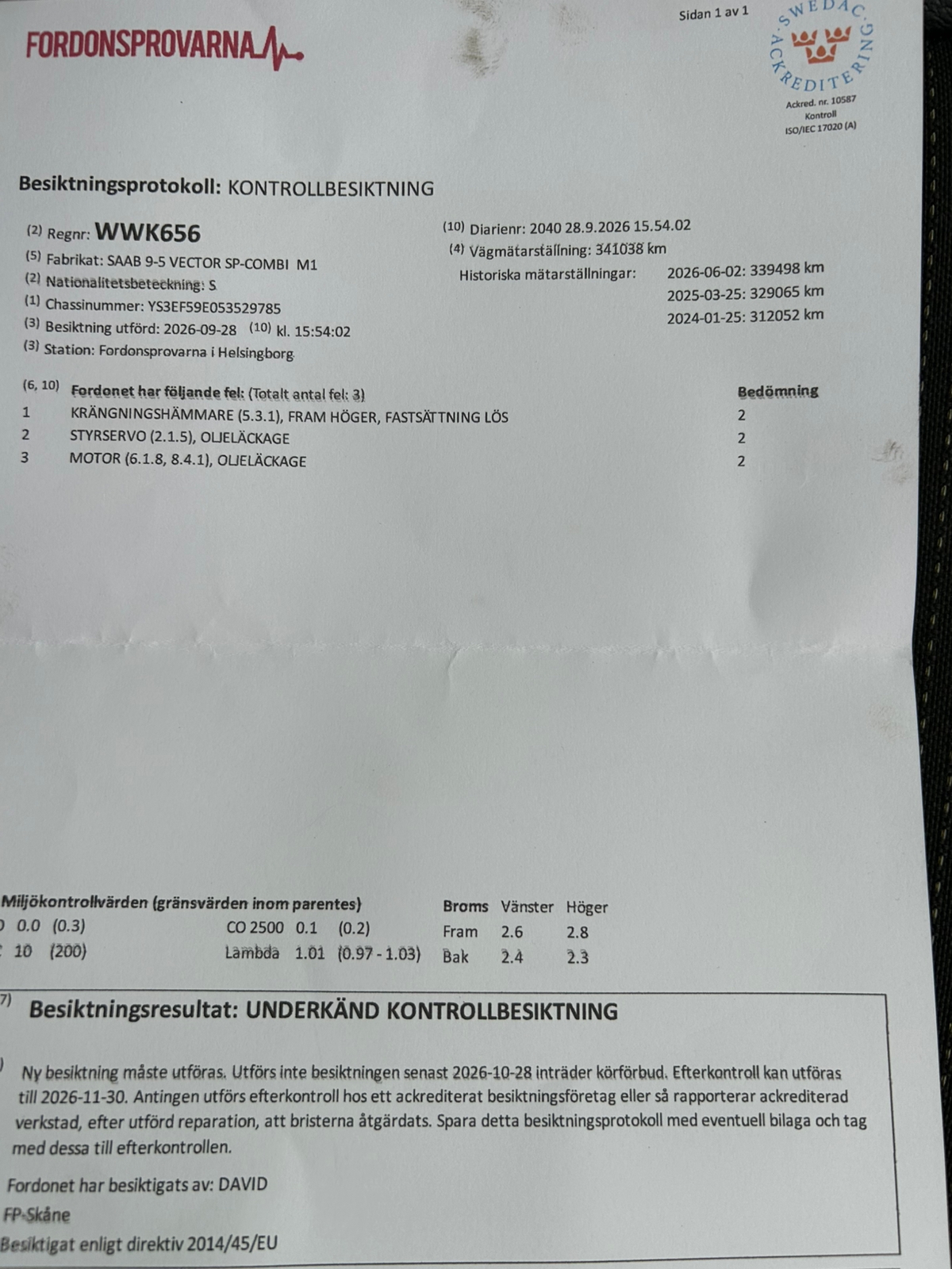 Saab 9-5 SportCombi 2.3t Automatisk 2005, kuva 7/7