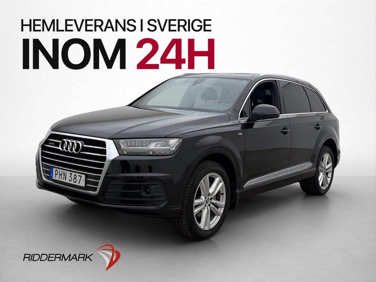 Audi Q7 TDI Q 272hk S-Line 7-Sits Pano 2017, kuva 3/10